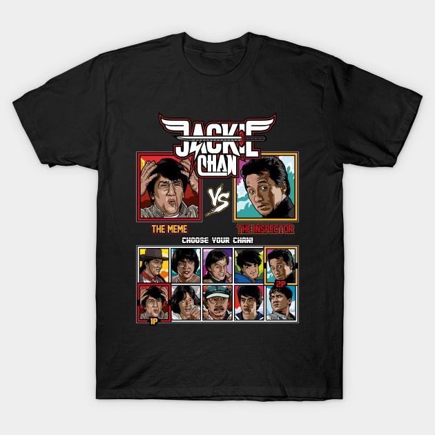 Jackie Chan Fighter T-Shirt by RetroReview